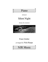 Essay on Silent Night II (Theme & variations on Silent Night) adv int piano