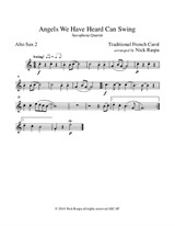 Angels We Have Heard Can Swing - Alto Sax 2 part
