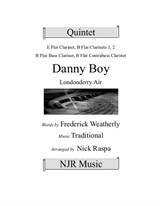 Danny Boy (Clarinet Quintet [Eb, Bb(2), B. Cl & Cb. Cl.]) Full Set