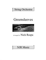 Greensleeves - theme and variation for string orchestra