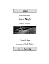 Silent Night (Theme & variations) adv. int piano