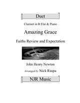 Amazing Grace (piano and Clarinet in B Flat)