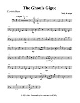 The Ghouls Gigue from Three Dances for Halloween - Double Bass part
