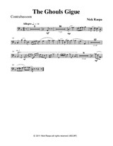 The Ghouls Gigue from Three Dances for Halloween - Contrabassoon part