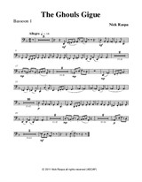 The Ghouls Gigue from Three Dances for Halloween - Bassoon part