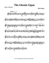 The Ghouls Gigue from Three Dances for Halloween - Bass Clarinet part
