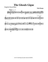 The Ghouls Gigue from Three Dances for Halloween - Oboe/English Horn part