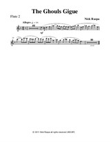 The Ghouls Gigue from Three Dances for Halloween - Flute 2 part