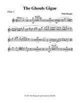 The Ghouls Gigue from Three Dances for Halloween - Flute 1 part