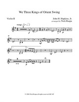 We Three Kings of Orient Swing - Violin II part