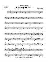 Spooky Waltz from Three Dances for Halloween - Cello part