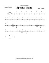 Spooky Waltz from Three Dances for Halloween - Bass Drum part