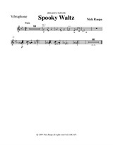 Spooky Waltz from Three Dances for Halloween - Vibraphone part