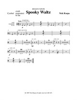 Spooky Waltz from Three Dances for Halloween - Cymbals part