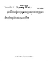 Spooky Waltz from Three Dances for Halloween - Trumpet 2 part
