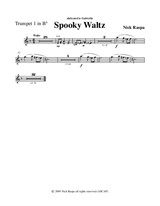 Spooky Waltz from Three Dances for Halloween - Trumpet 1 part