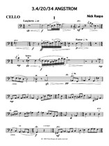 3.4/20/34 Angstrom - Cello parte