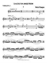 3.4/20/34 Angstrom - Violin 2 part