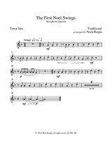The First Noel Swings - (sax quartet) Tenor Sax part