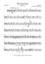 The First Noel (Variations for Full Orchestra) – Contrabass part