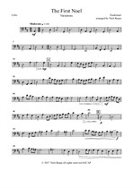 The First Noel (Variations for Full Orchestra) – Cello part