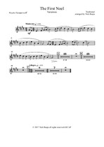 The First Noel (Variations for Full Orchestra) – Piccolo Trumpet in B flat part
