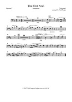 The First Noel (Variations for Full Orchestra) – Bassoon 2 part
