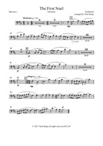 The First Noel (Variations for Full Orchestra) – Bassoon 1 part