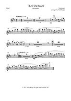 The First Noel (Variations for Full Orchestra) – Flute 2 part