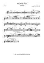 The First Noel (Variations for Full Orchestra) – Flute 1 part