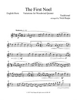 The First Noel (Variations for Woodwind Quintet) – English Horn part