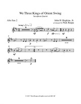 We Three Kings of Orient Swing (sax quartet) – Alto Sax 2 part