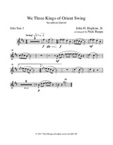 We Three Kings of Orient Swing (sax quartet) – Alto Sax 1 part