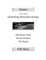 Good King Wenceslas Swings (clarinet quintet) – Score and parts