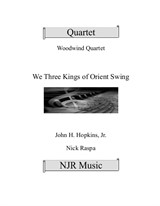 We Three Kings of Orient Swing (woodwind quartet) full set