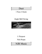 Jingle Bell Swing (1 piano 4 hands) intermediate
