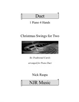 Christmas Swings For Two (1 piano 4 hands) intermediate