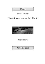 Two Gorillas in the Park (1 piano 4 hands) elementary