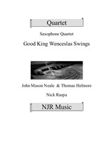 Good King Wenceslas Swings - Easy Sax Quartet