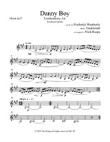 Danny Boy (Londonderry Air) Woodwind Quintet - Horn in F part