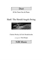 Hark! The Herald Angels Swing (Tenor Sax & Piano) adv int