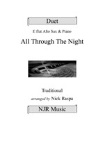 All Through The Night (Alto Sax & Piano) jazz intermediate