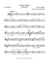 Silent Night - Variations (full orchestra) Contrabass part