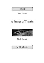 A Prayer of Thanks (Violin Duet) intermediate