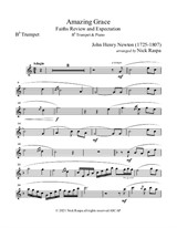 Amazing Grace (Bb Trumpet & Piano) Bb Trumpet part