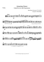 Amazing Grace (Violin & Viola) – Viola part